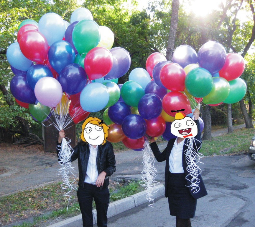 Воздушные шары с гелием Алматы. Гелевые шарики Алматы